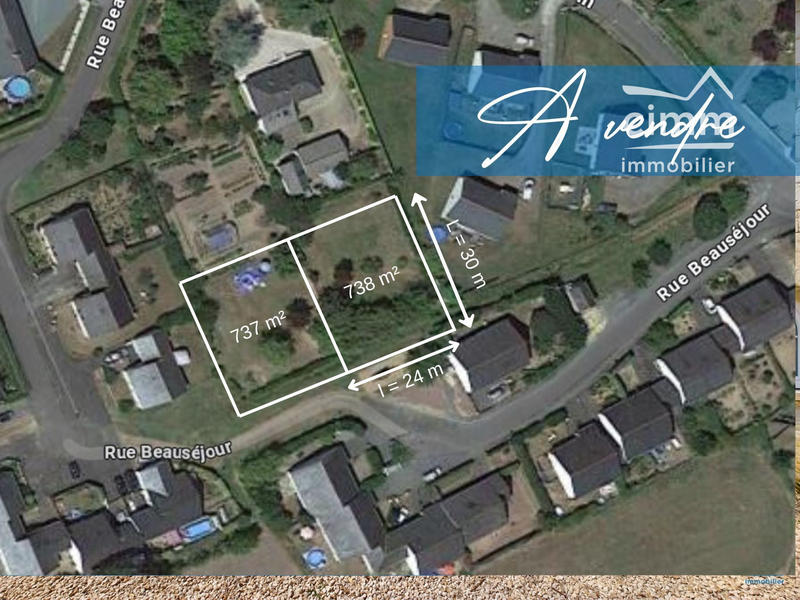 Terrain - 737 m²