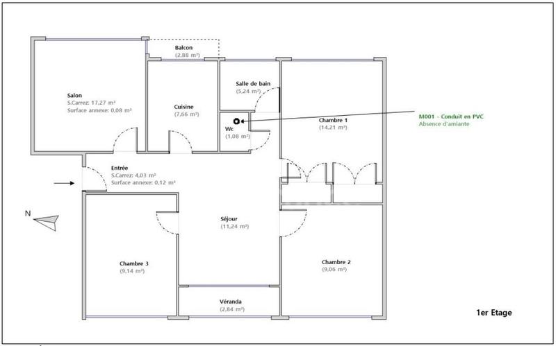 Appartement - 82 m² - 4 pièces