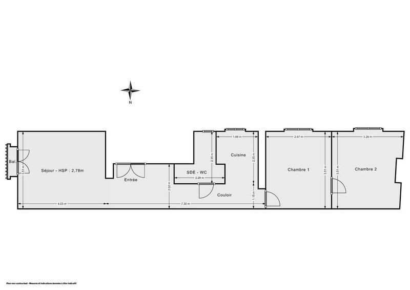 Appartement - 52 m² - 3 pièces