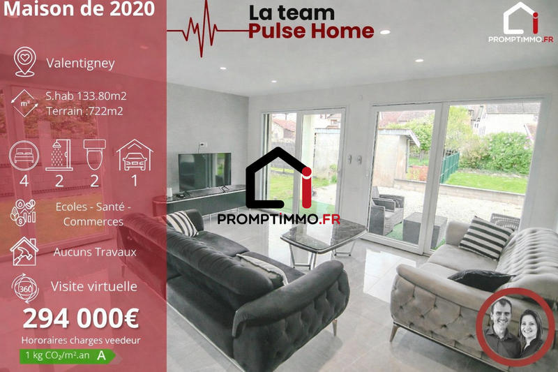 Maison - 134 m² - 6 pièces