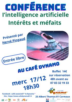 Conférence l'intelligence artificielle intérêts et méfaits