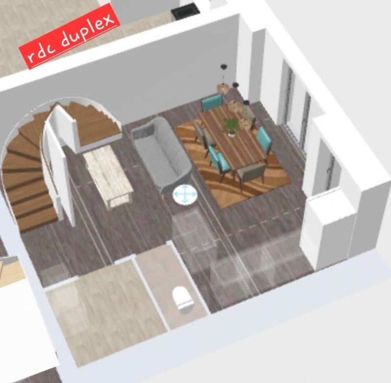 Duplex - 59 m² - 3 pièces