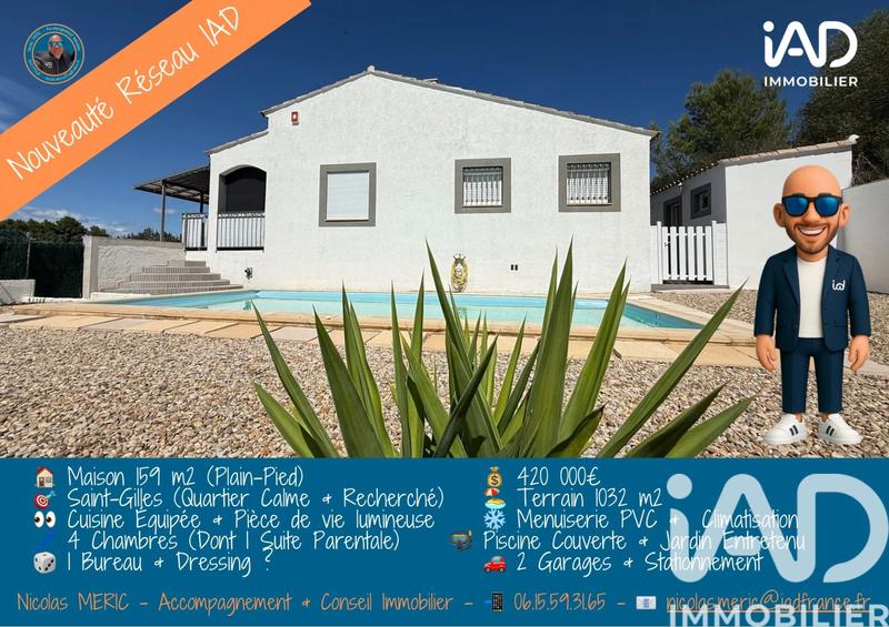 Maison - 159 m² - 6 pièces