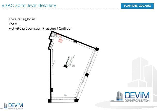 Local commercial - 76 m²