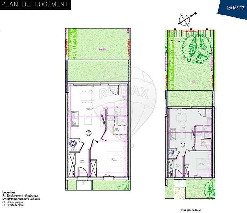 Maison - 43 m² - 2 pièces