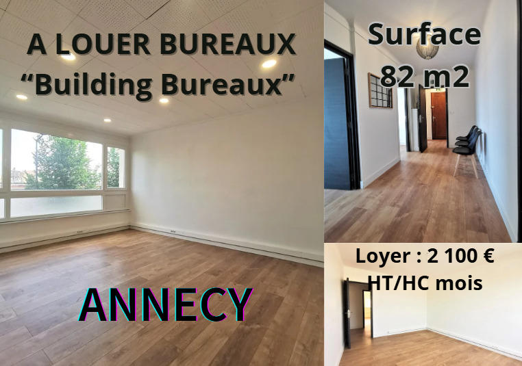 Bureau - 82 m² - 4 pièces