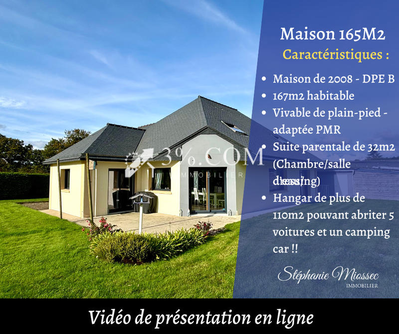 Maison - 165 m² - 5 pièces