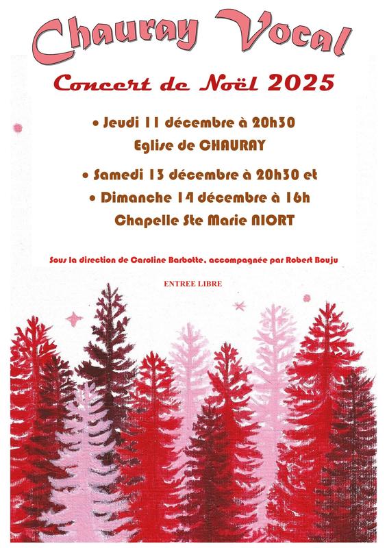 Concert de Noël – Chauray Vocal