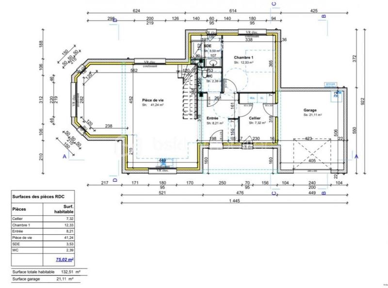 Maison - 132 m² - 6 pièces
