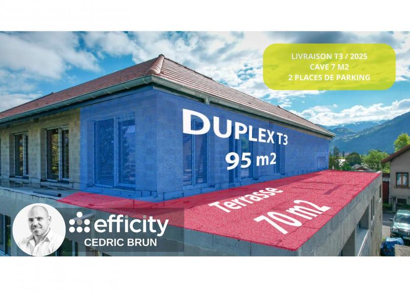 Appartement - 95 m² - 3 pièces