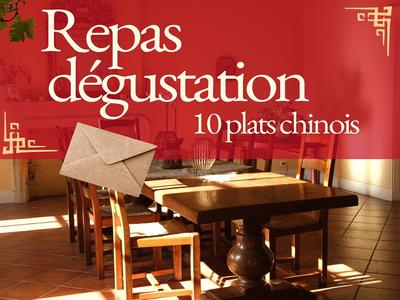 Repas dégustation de plats chinois au Château Vrai Caillou