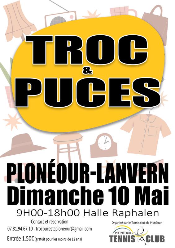Troc &amp; puces du tennis club plonéour