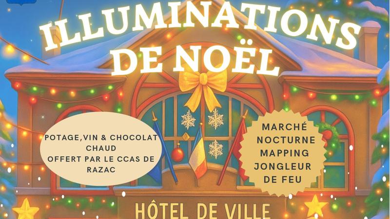 Lancement des illuminations de Noël et animations
