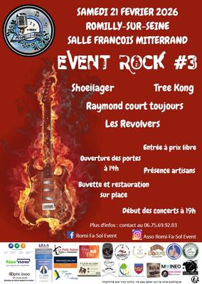 Event Rock #3, Salle François Mitterrand de Romilly-sur-Seine
