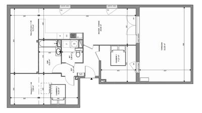 Appartement - 66 m² - 3 pièces