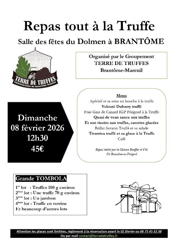 Repas tout à la truffe