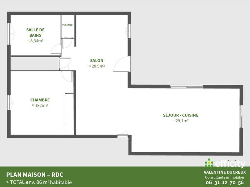 Pavillon - 142 m² - 6 pièces