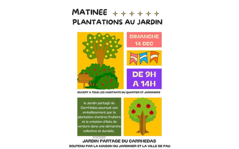 Plantations au jardin !