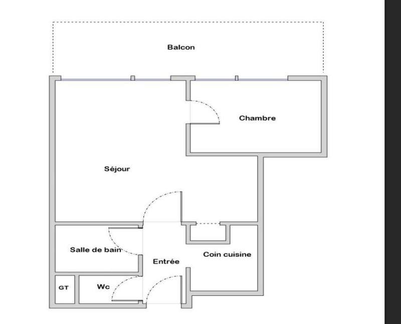 Appartement - 32 m² - 3 pièces