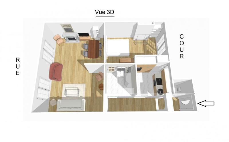 Appartement - 50 m² - 2 pièces