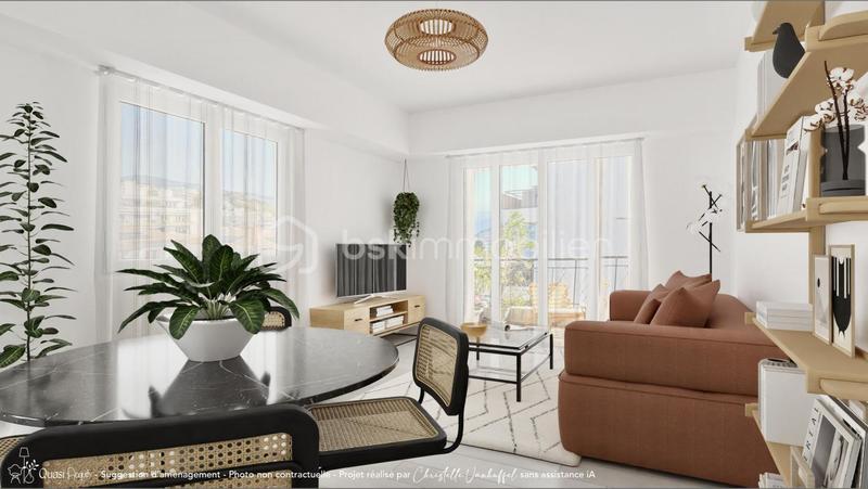 Appartement - 60 m² - 2 pièces