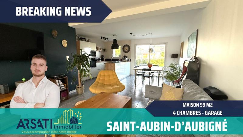 Maison contemporaine - 99 m² - 5 pièces