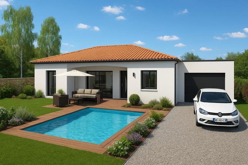 Maison - 80 m² - 4 pièces