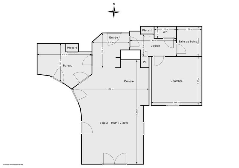 Appartement - 63 m² - 3 pièces