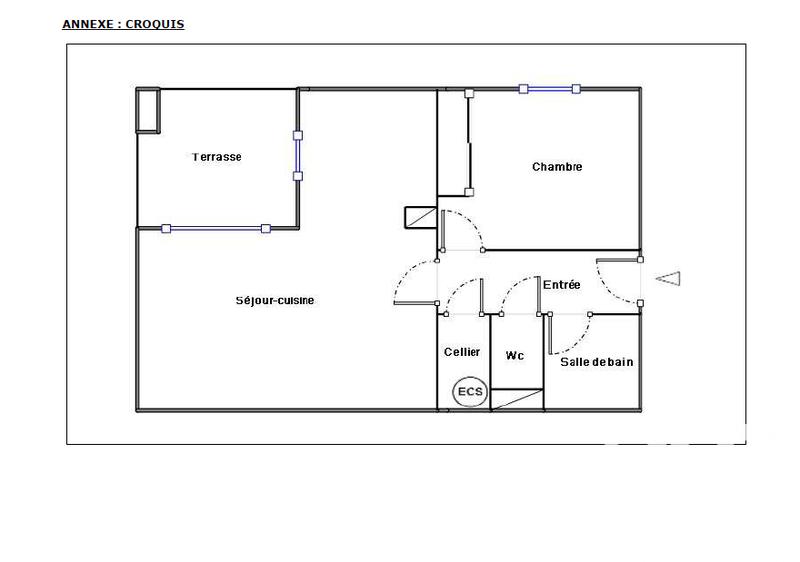 Appartement - 45 m² - 2 pièces