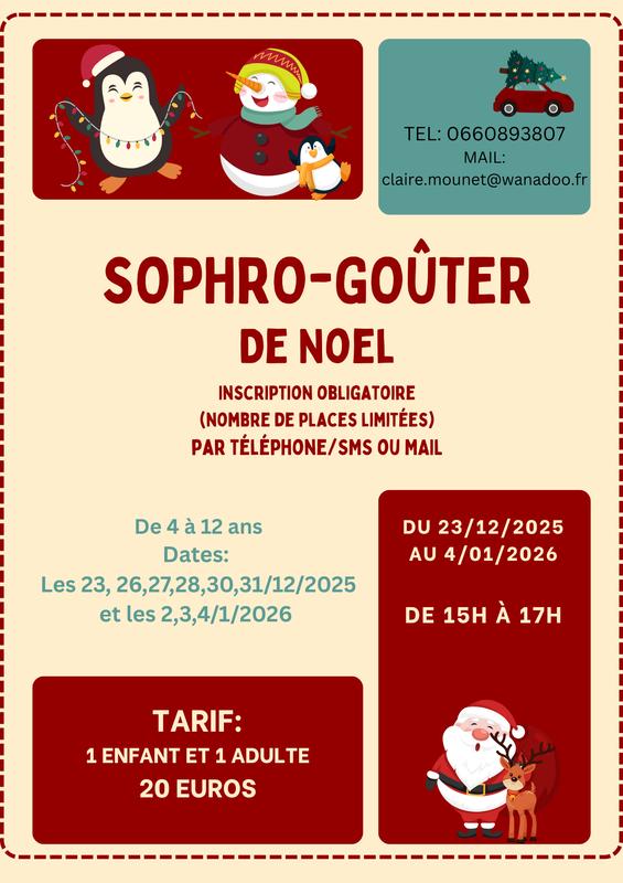Sophro-goûter autour de Noel
