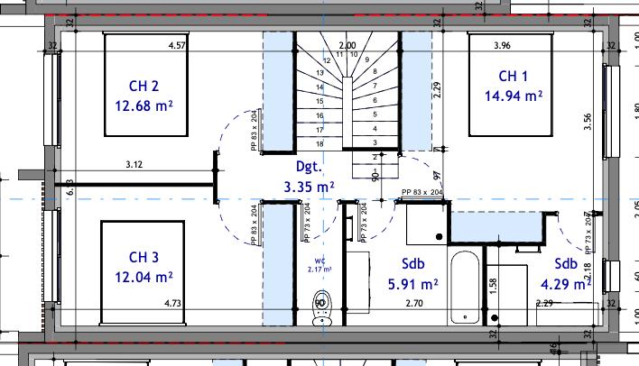 Maison - 114 m² - 4 pièces