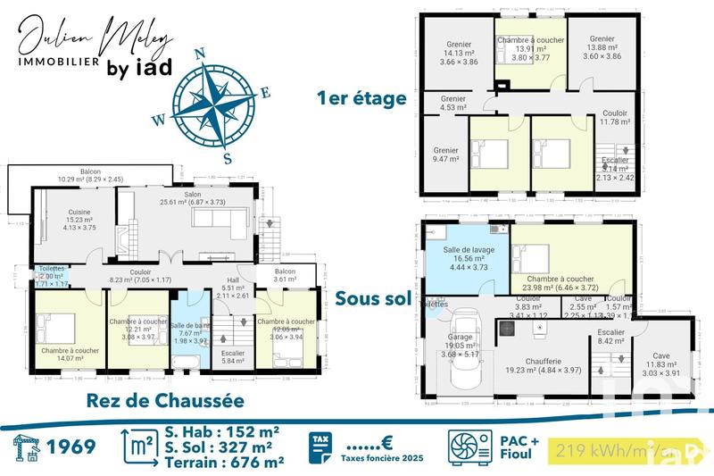 Maison - 152 m² - 9 pièces