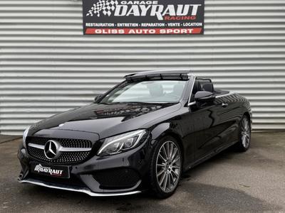 Mercedes Classe c Cabriolet 220d 9g-Tronic 170cv Amg-Line *Suivi à l'appui Mercedes* Caméra*Ja19"Cuir, très belles options
