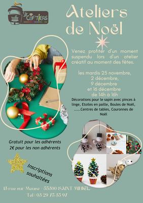 Ateliers créatifs Noël