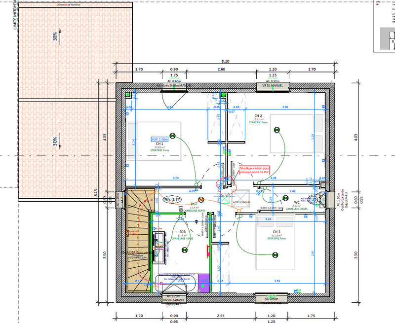 Maison - 100 m² - 5 pièces
