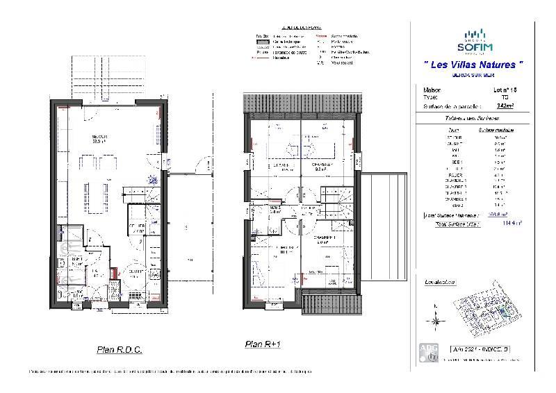 Maison - 107 m² - 5 pièces