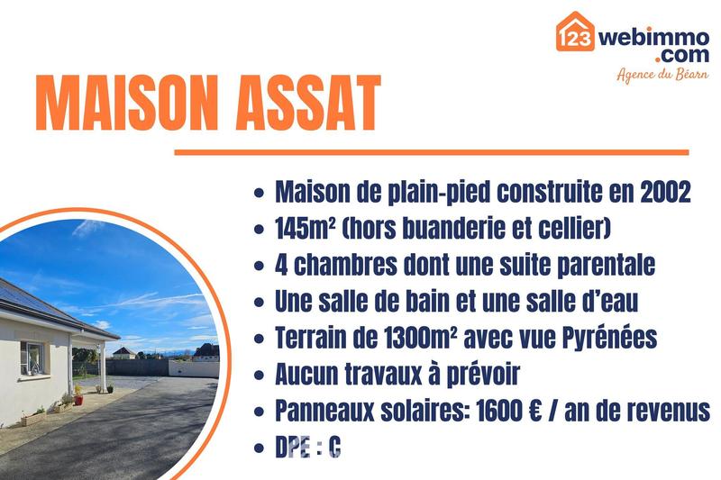 Maison - 145 m² - 6 pièces