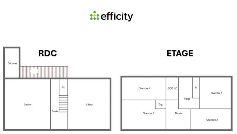 Maison - 130 m² - 5 pièces