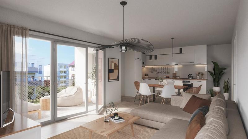 Appartement - 63 m² - 3 pièces