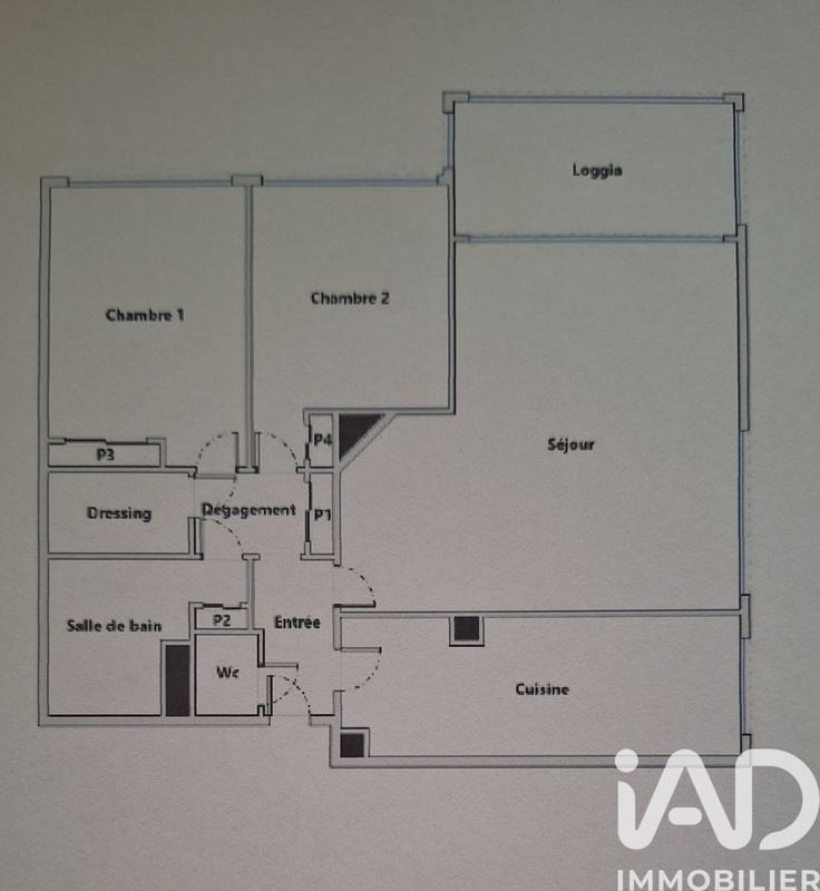 Appartement - 75 m² - 4 pièces