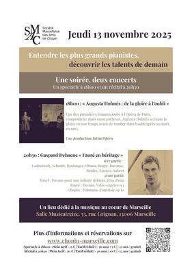 Récital de piano Gaspard Dehaene : Fauré en héritage