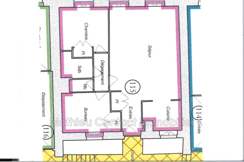 Appartement - 57 m² - 3 pièces