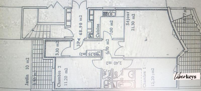 Appartement - 70 m² - 4 pièces