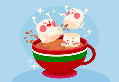 Gourmandises à la patinoire