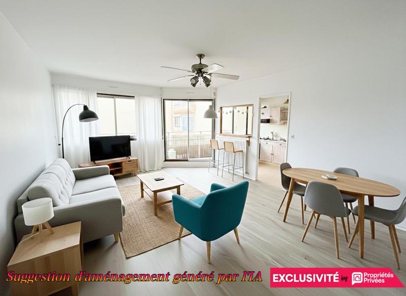 Appartement - 50 m² - 2 pièces