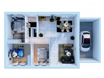 Maison - 77 m² - 5 pièces