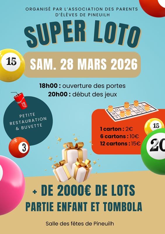 Super loto des écoles de Pineuilh