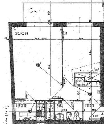 Appartement - 40 m² - 2 pièces