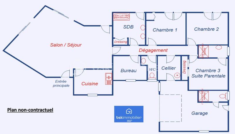 Villa - 125 m² - 4 pièces