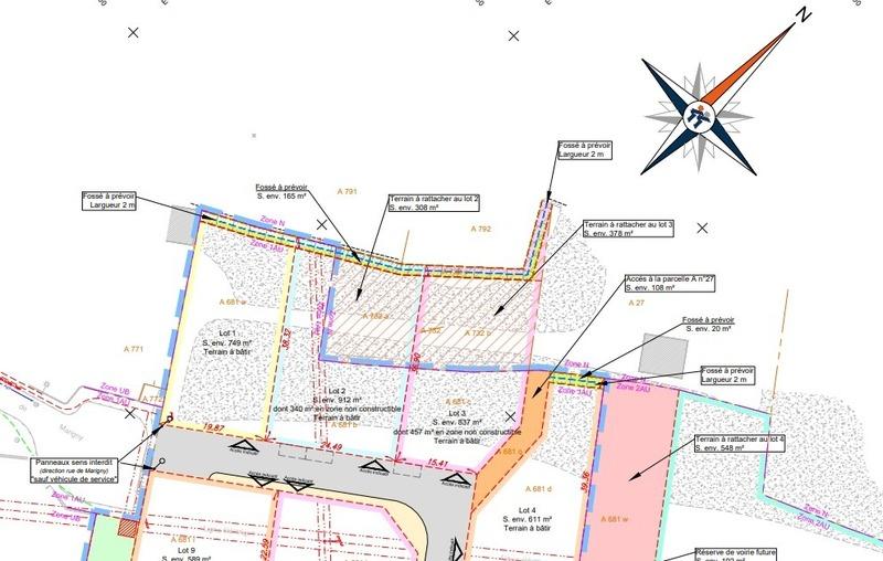 Terrain constructible - 749 m²